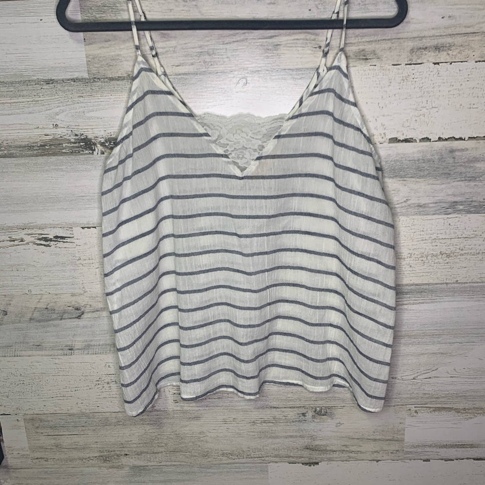Hollister striped tank top